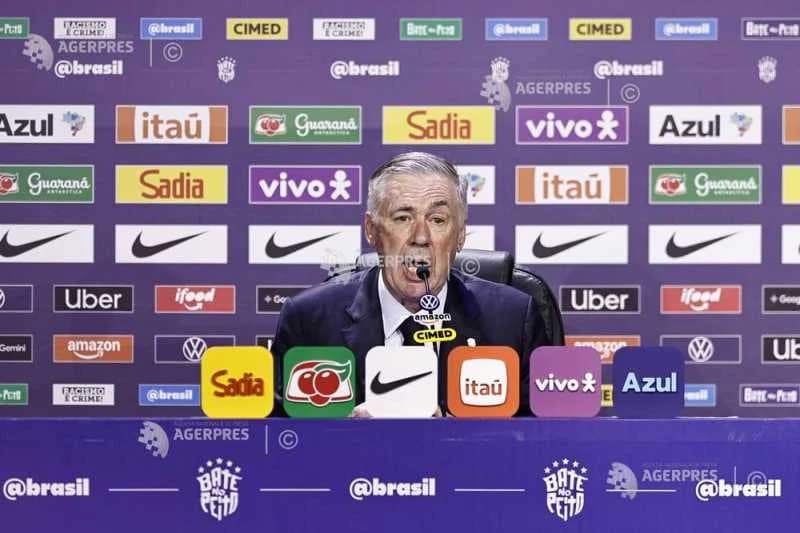 Fotbal: CM 2026 - Selecționerul Braziliei, Carlo Ancelotti, 'încrezător în restabilirea rapidă' a lu