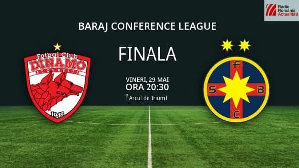 Fotbal: Dinamo - FCSB, ora 20:30. Derby de România pentru un loc în Conference League