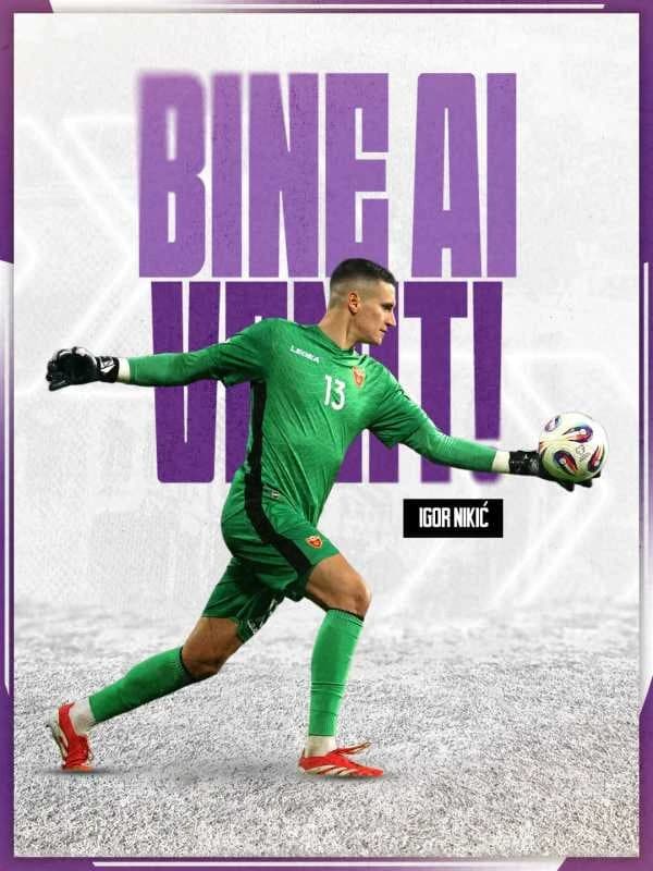 Fotbal: FC Argeș l-a achiziționat pe portarul muntenegrean Igor Nikic