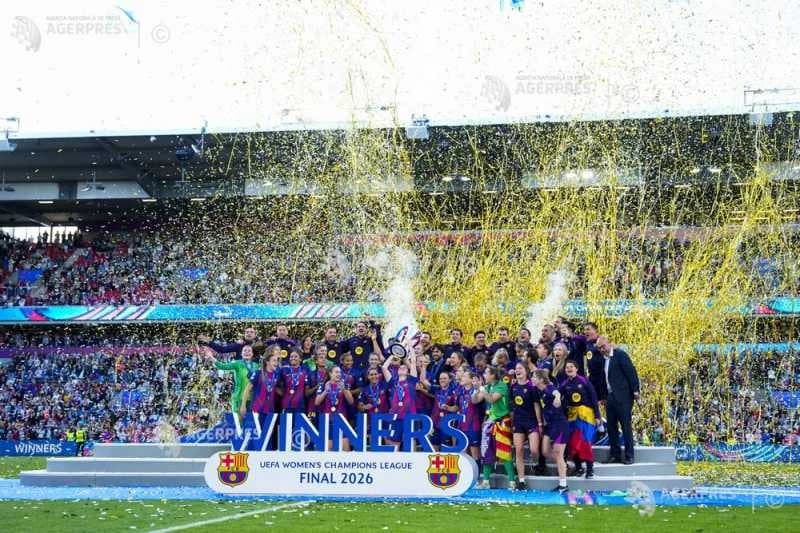 Fotbal ferminin: FC Barcelona a triumfat pentru a patra oară în Liga Campionilor