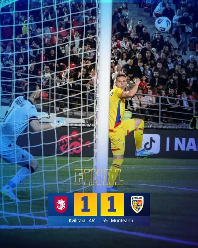 Fotbal: Georgia - România 1-1, în meci amical