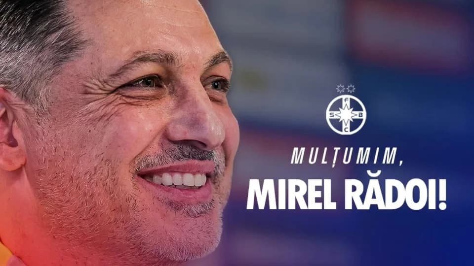 Fotbal: Mirel Rădoi a decis astăzi să plece de la FCSB. Va semmna cu Gaziantep