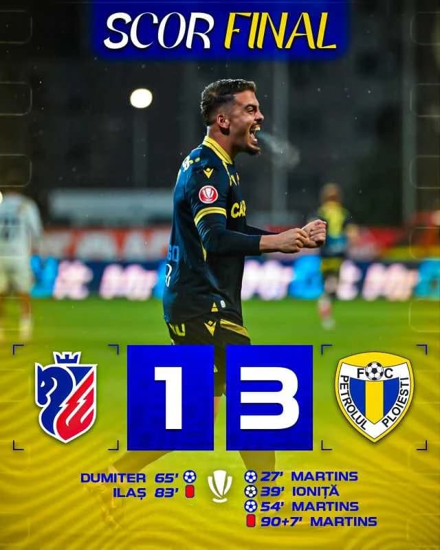 Fotbal: Petrolul Ploiești a câștigat fără probleme la Botoșani (3-1), în Superligă