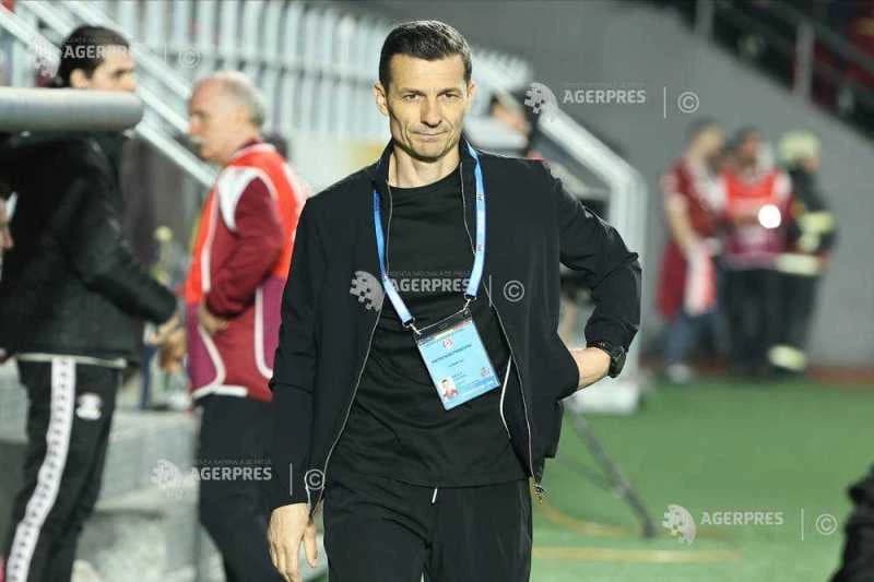 Fotbal: Rapid București a anunțat despărțirea de antrenorul Constantin Gâlcă