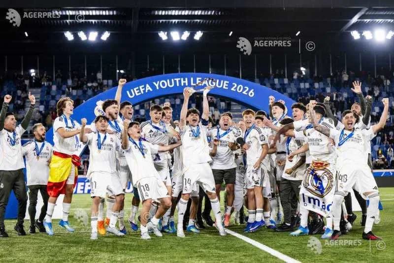 Fotbal: Real Madrid a câștigat UEFA Youth League 2025-2026