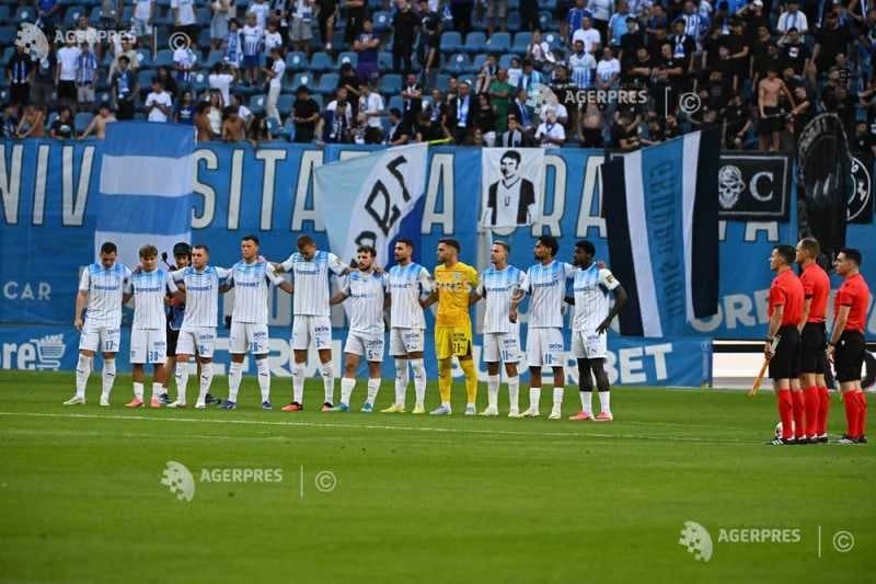 Fotbal: Universitatea Craiova, ținută în șah de Ararat-Armenia (1-1), în play-off-ul Europa League