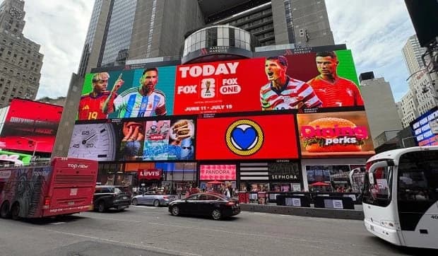 Fotbalistul spaniol Lamine Yamal este rege în Times Square ocupând trei panouri în cea mai scumpă pi