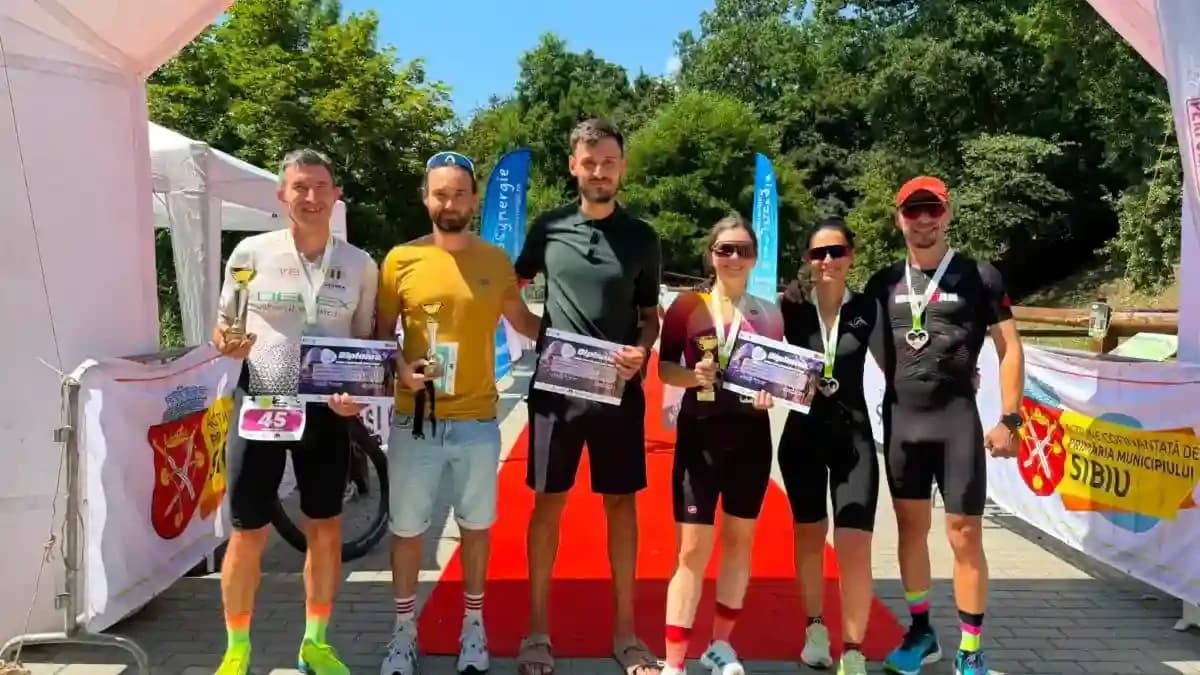 Foto | CSM Unirea Alba Iulia, rezultate foarte bune la Sibiu Triathlon Challenge 2026
