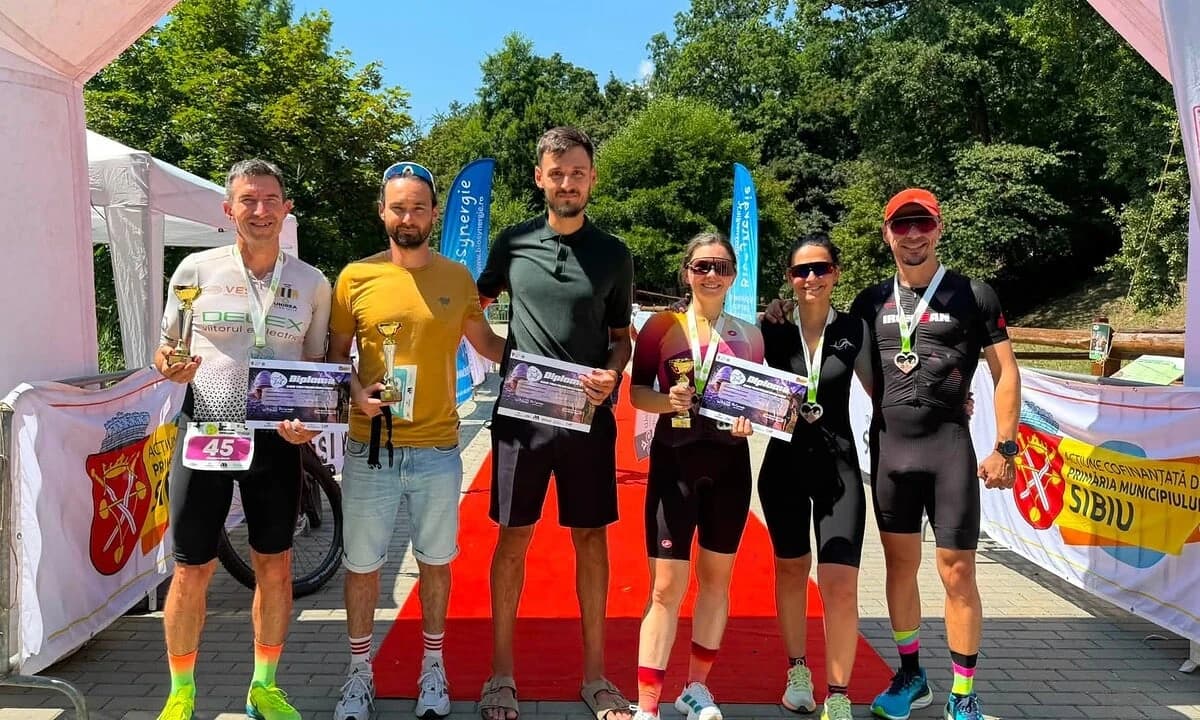 FOTO: Rezultate remarcabile pentru sportivii CSM Unirea Alba Iulia, la concursul Sibiu Triathlon Cha