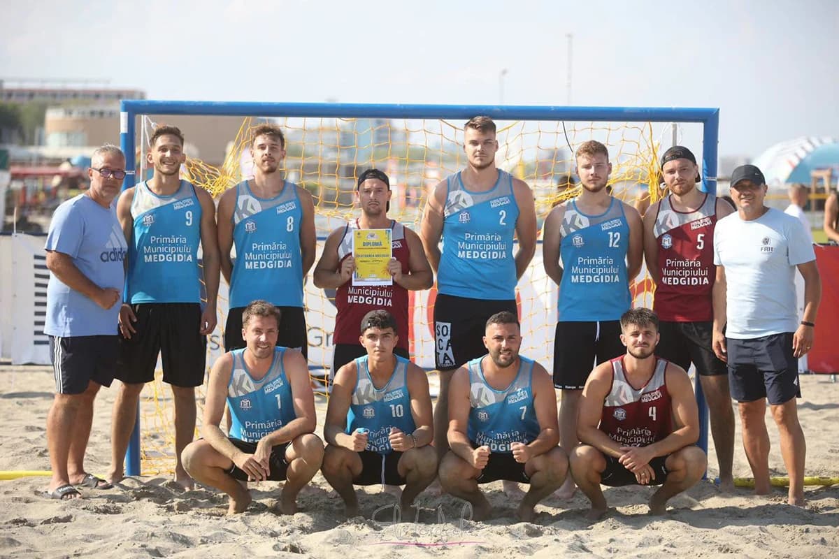 FOTO Victorie pentru CS Medgidia la Campionatul Național de Beach Handbal: Ștefan Moroșanu, MVP-ul m