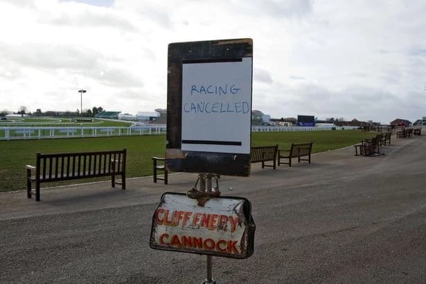 Four horse racing meetings abandoned, World Cup event cancelled, Wimbledon concern