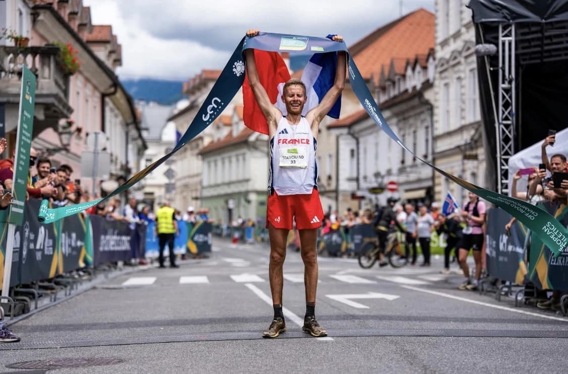 Frederic Tranchand and Judith Wyder tame the trails in Slovenia