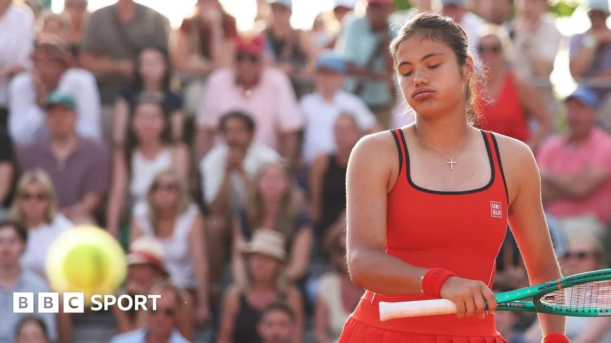 French Open 2026: Emma Raducanu's first-round defeat not unexpected