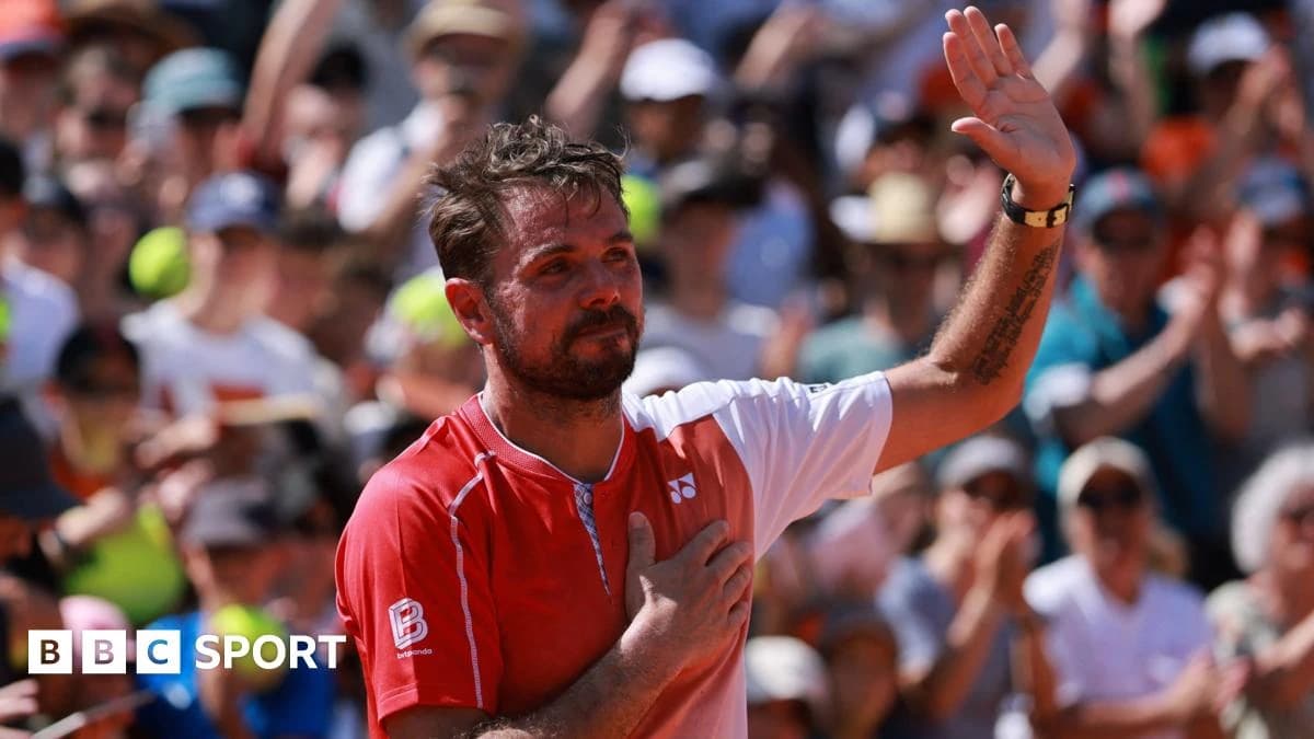 French Open 2026 results: Stan Wawrinka beaten in first round of final Roland Garros campaign