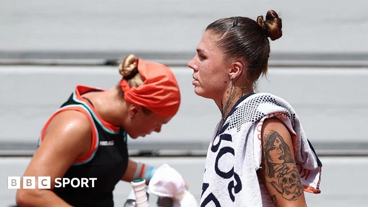 French Open 2026: Ukraine's Oleksandra Oliynykova doubles down on criticism of Russia's Diana Shnaid