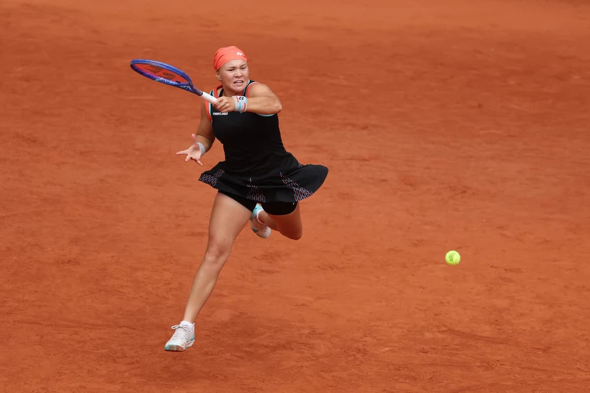 From 6-3, 4-1 down, Shnaider stuns Sabalenka to make first Slam semifinal