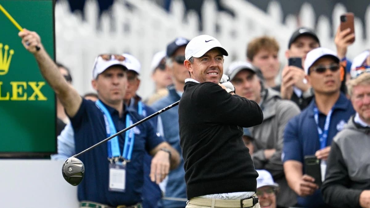 Frustrated Rory McIlroy bluntly calls first round 's---' after wheels fall off late at PGA Champions
