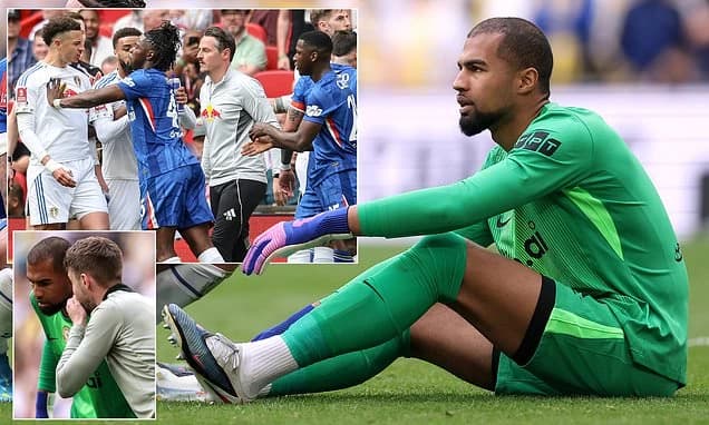 Furious Leeds stars confront Chelsea players in 'cheating' row: Blues accused of telling Robert Sanc