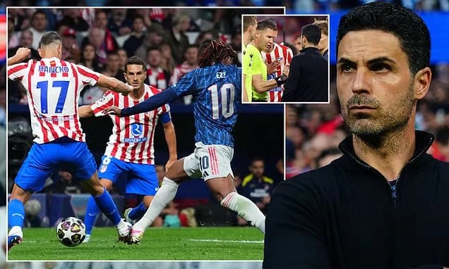 Furious Mikel Arteta rages at VAR and referee after controversial decision to overturn Arsenal penal