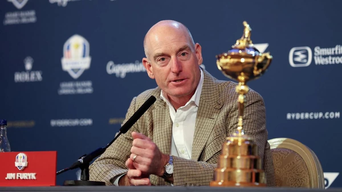Furyk: Americans, aiming to end Ryder Cup skid, are 'underdogs' in 2027