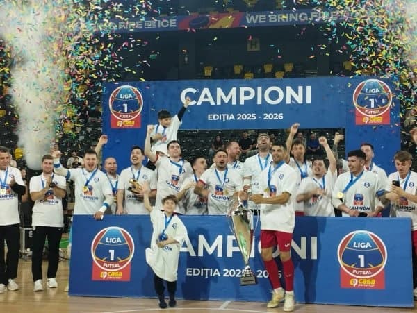 Futsal: United Galați a câștigat titlul național