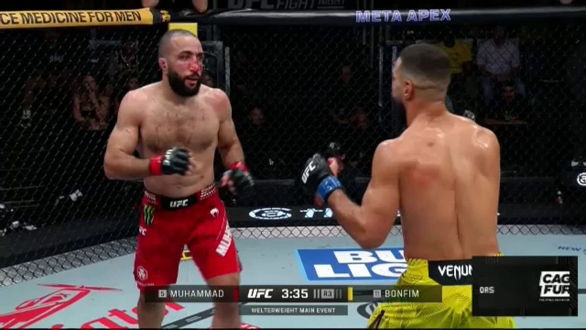 Gabriel Bonfim l-a umplut de sânge pe Belal Muhammad și a câștigat gala UFC Fight Night 278