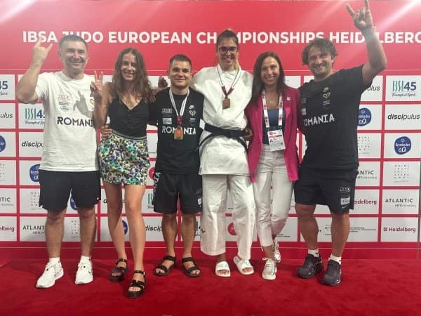 Gabriela-Cristina Dumitrescu şi Alex Bologa, campioni europeni la Para Judo