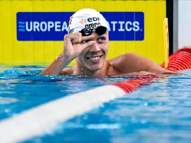 Galerie foto: David Popovici, campion european la 100 m liber. A treia medalie de aur consecutivă la