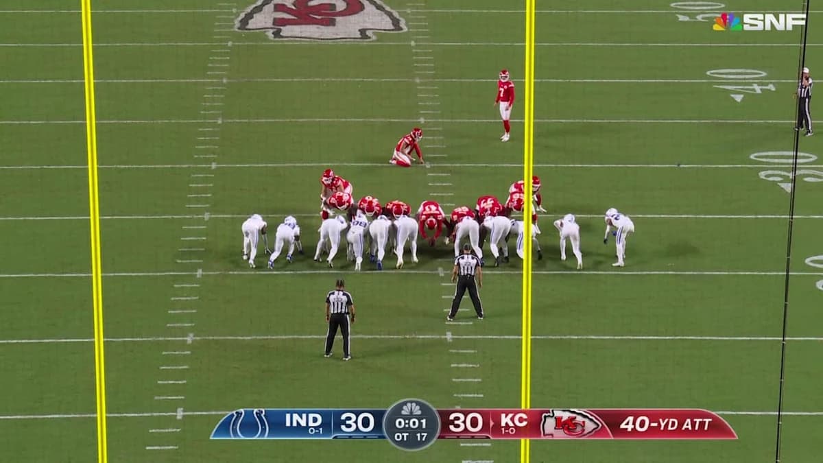 Game-Winning Field Goal! Harrison Butker's 40-yard Kick Lifts Chiefs to Victory Against Colts