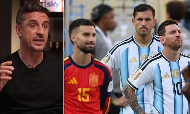 Gary Neville delivers damning verdict on Argentina's World Cup final performance... and says without