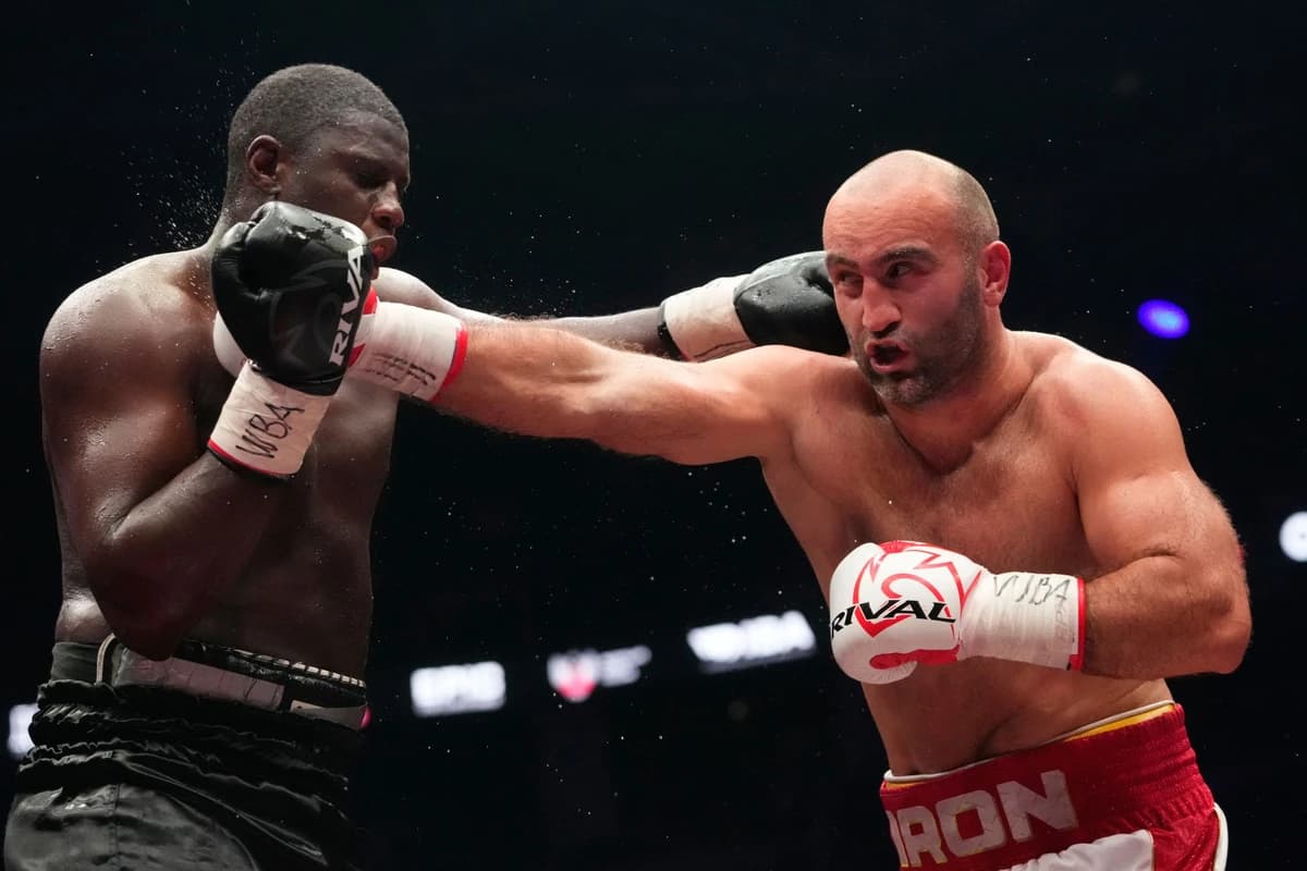 Gassiev marks first WBA heavyweight title defense by stopping Kadiru in round 6