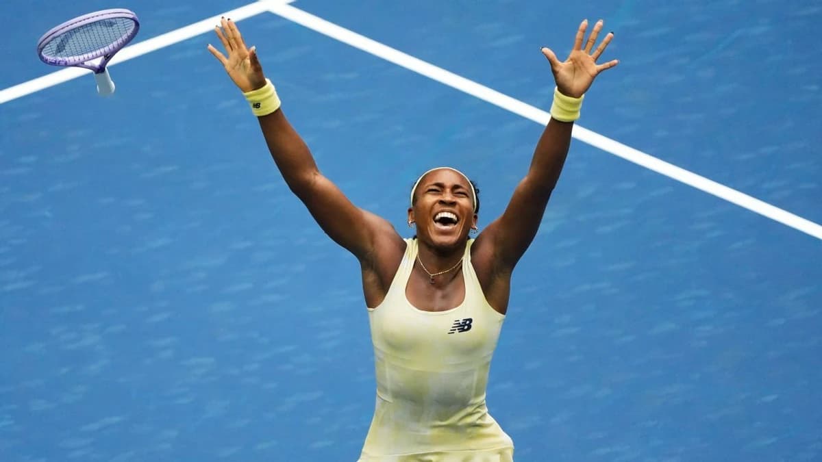 Gauff saves match points, reaches semis in US Open's latest comeback