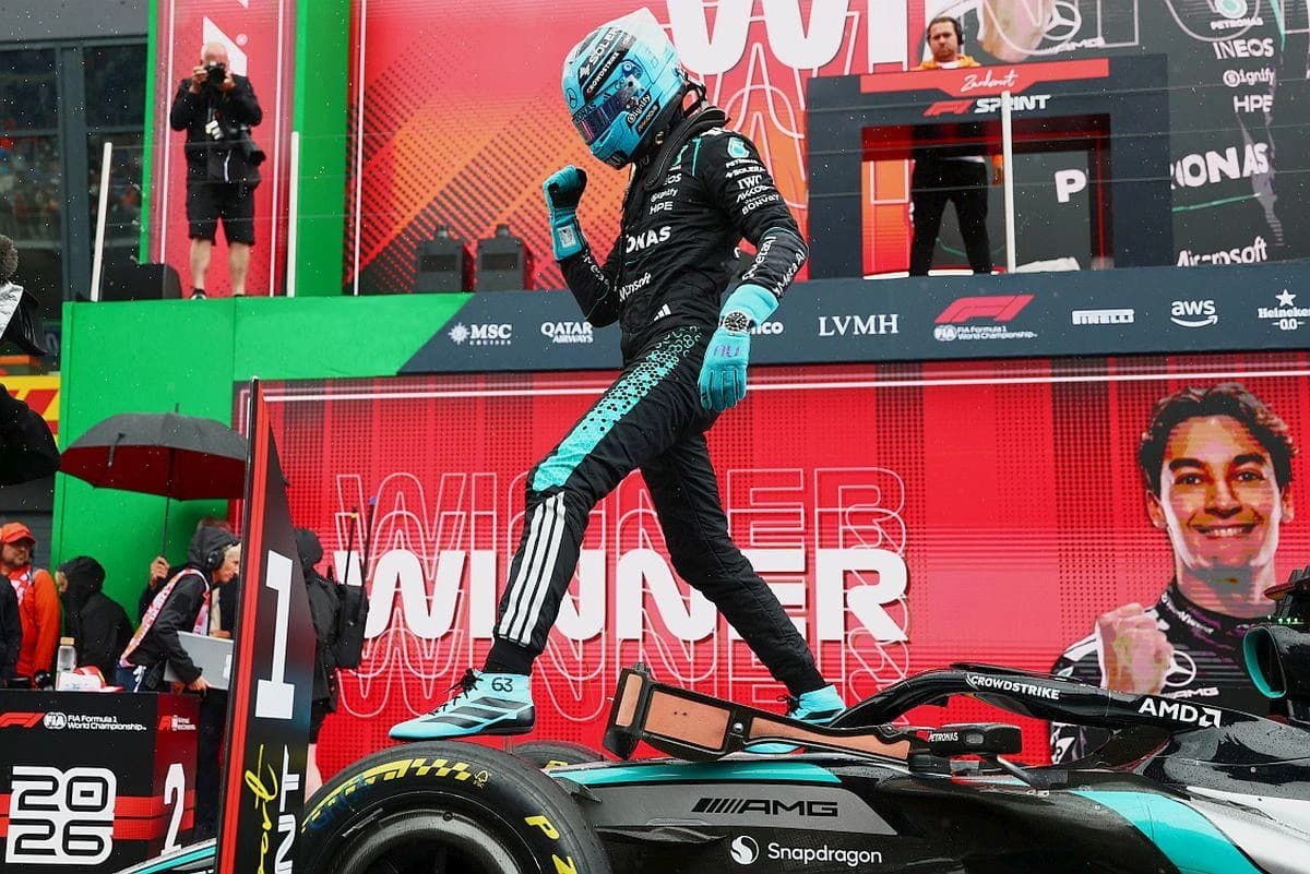 George Russell a triumfat în sprintul de acasă al lui Max Verstappen » Kimi Antonelli și-a mărit ava