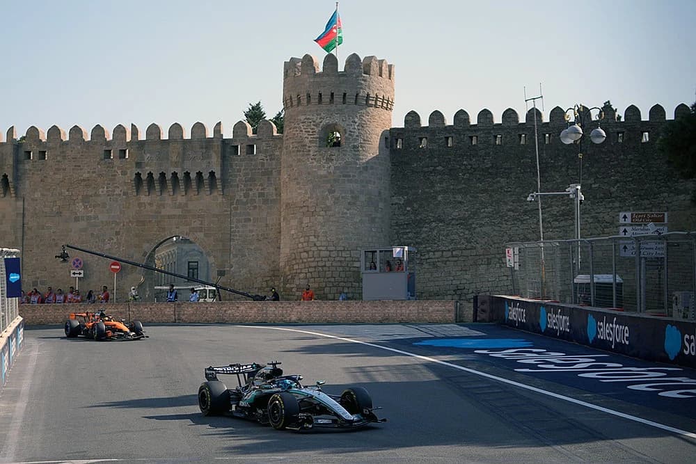 George Russell earns his first Formula 1 win of year at Azerbaijan GP