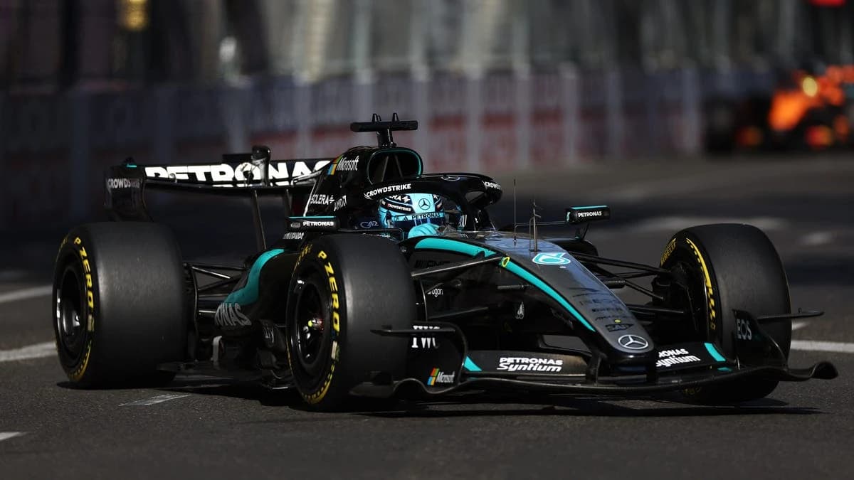 George Russell wins Formula 1 race in Azerbaijan in 2026, full results