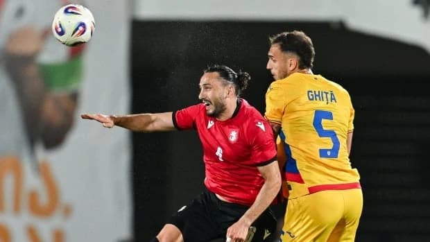 Georgia – România, scor 1-1. Greșeală uriașă a portarului Aioani, gol spectaculos Louis Munteanu