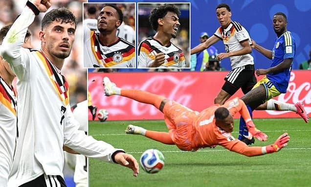 Germany 7-1 Curacao: World Cup minnows are thrashed by Kai Havertz and Co as Julian Nagelsmann's rut