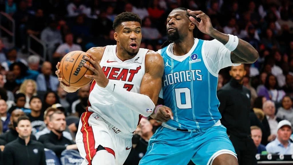 Giannis fouls out vs. undermanned Hornets as Heat tumble to 0-3