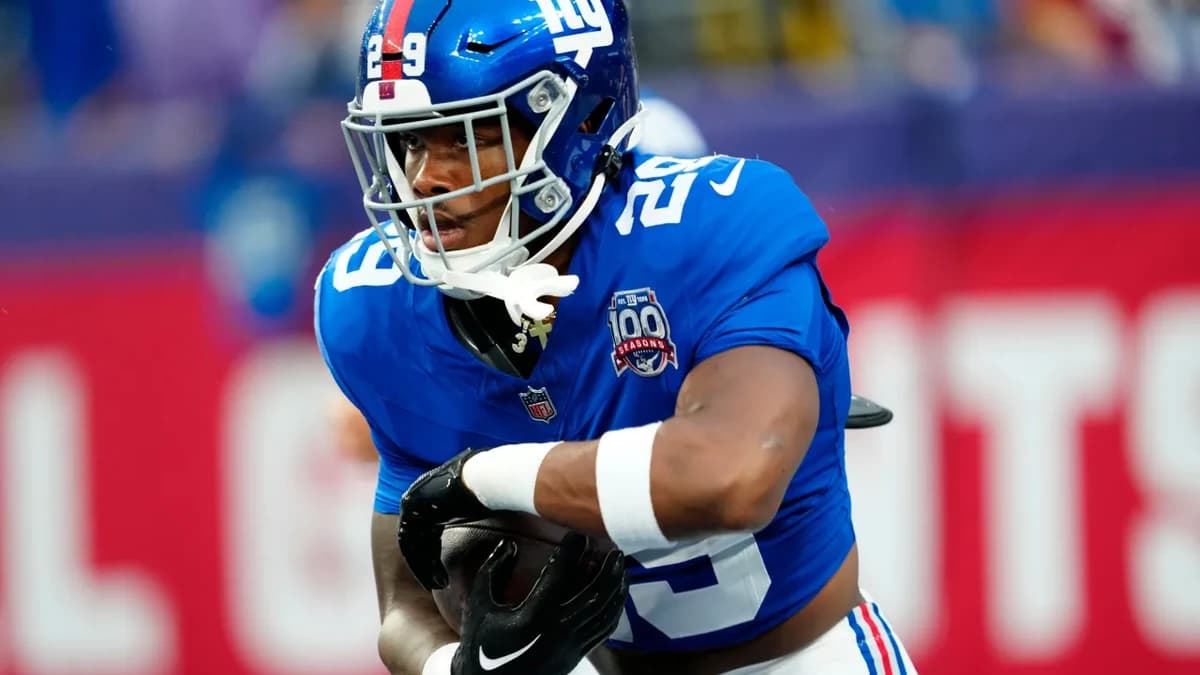 Giants share bad news on Tyrone Tracy Jr. amid serious hamstring injury