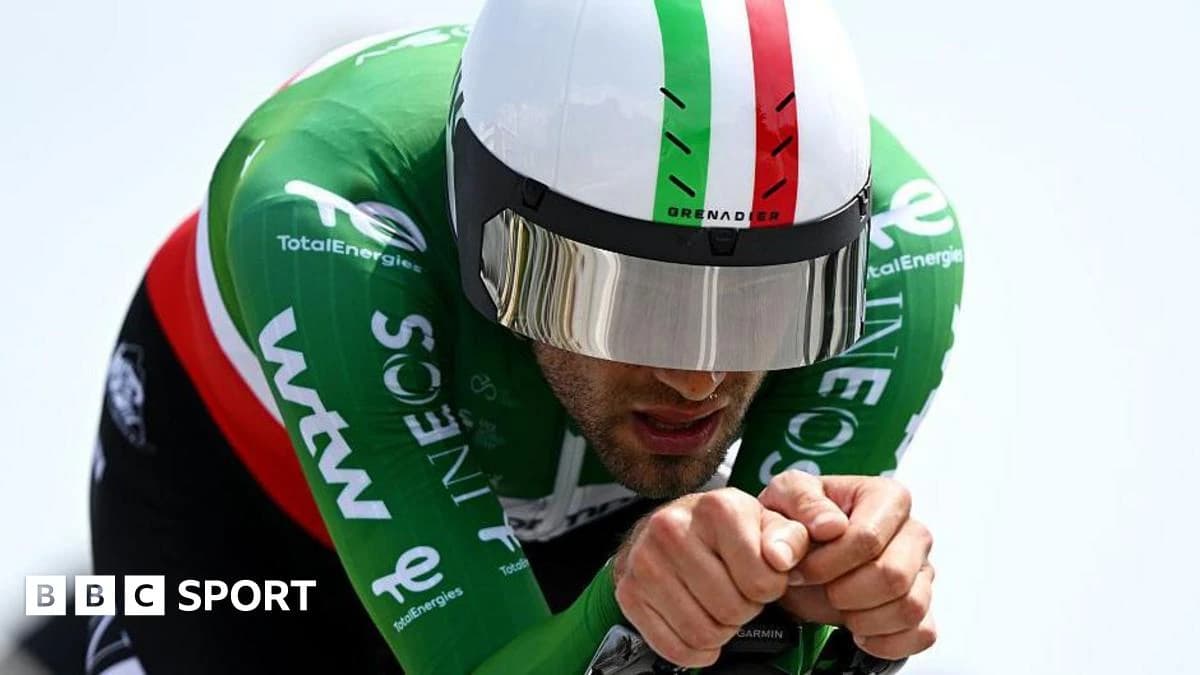 Giro d'Italia 2026: Filippo Ganna wins time trial, Jonas Vingegaard fails to take pink