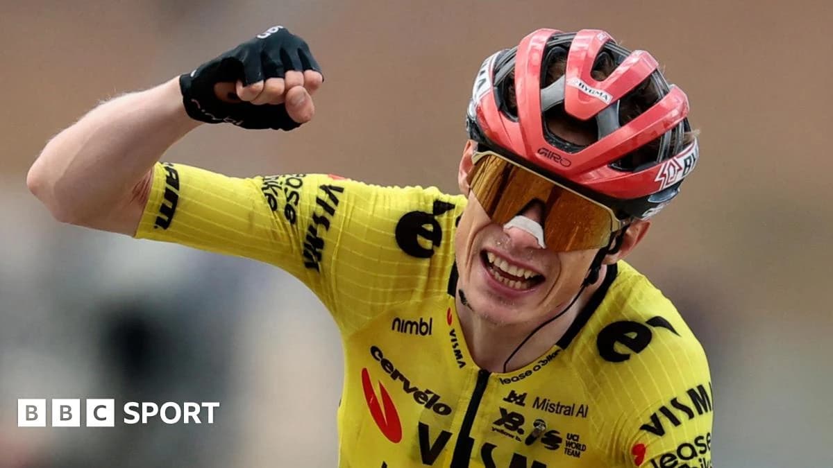 Giro d'Italia: Jonas Vingegaard claims impressive stage seven win