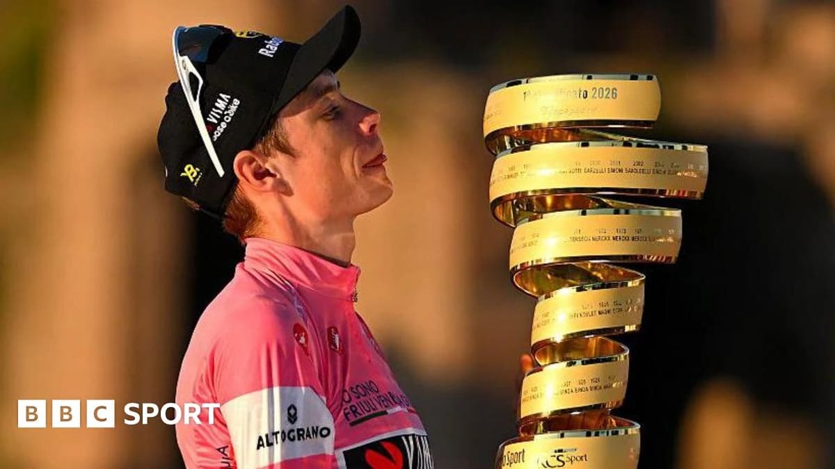 Giro d'Italia: Jonas Vingegaard wins to add to Tour de France and Vuelta a Espana triumps