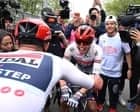 Giro d’Italia: Paul Magnier wins stage one but finish marred by mass crash
