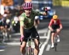 Giro d’Italia: Victorious Valgren shows off son’s lucky Pokémon chip as he claims stage 17