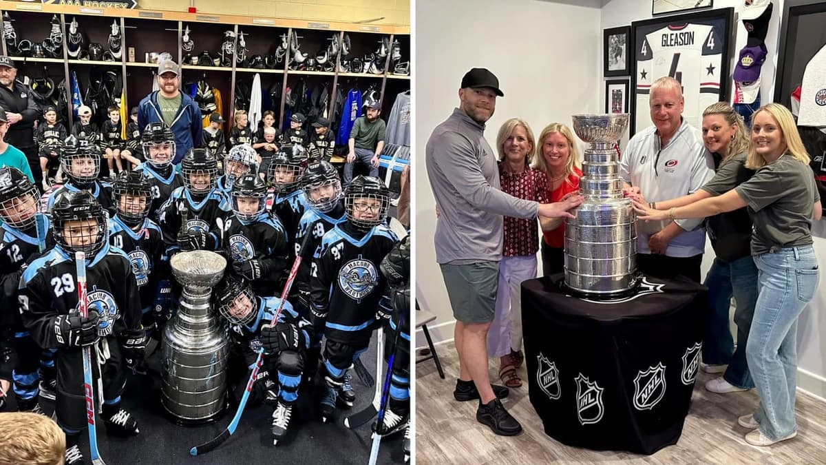 Gleason takes Stanley Cup to Michigan to help inspire youth