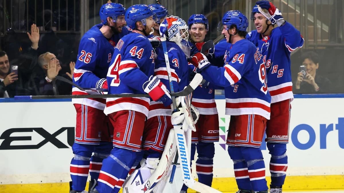 Goalie Shesterkin notches empty-netter in Rangers' victory