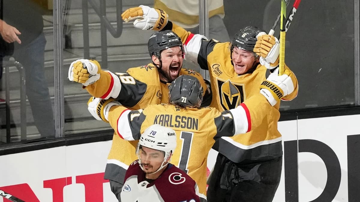 Golden Knights erase 3-goal deficit, on verge of sweeping Avalanche in Western Final
