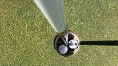 Golf pals defy 17m-to-one odds with holes-in-one