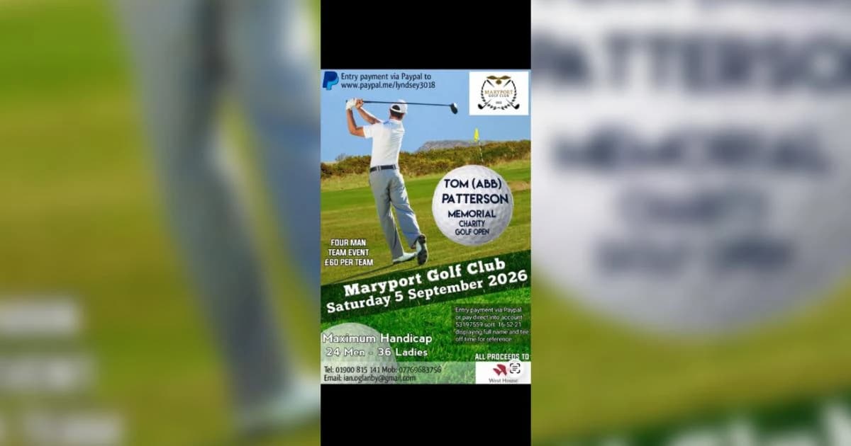 Golfers invited to take part in Maryport Golf Club open