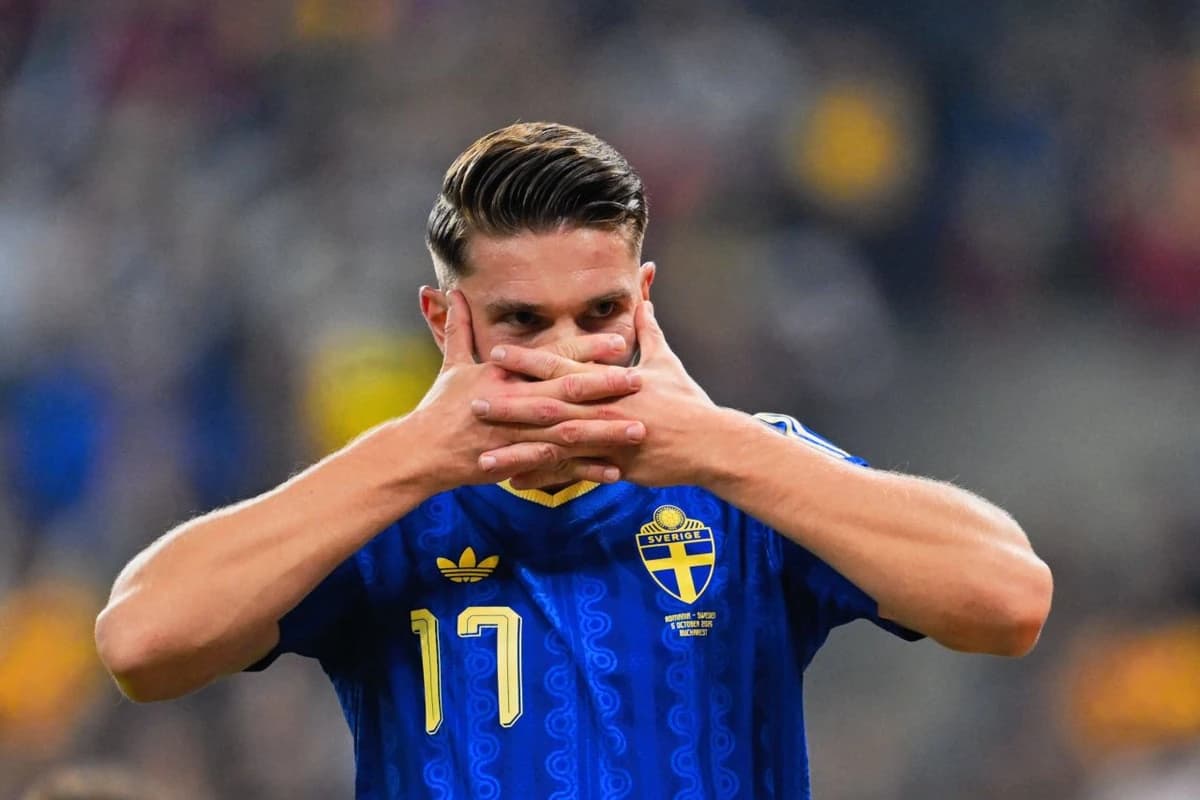 Golul marcat contra României l-a dus în top! Ce record a stabilit Viktor Gyokeres după 0-1 pe Arena